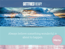 Tablet Screenshot of gottfriedtherapy.com